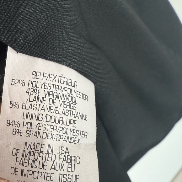 Theory Lanai Urban Wool Blend Blazer Jacket Black Business Casual Women’s 6 - Picture 9 of 13